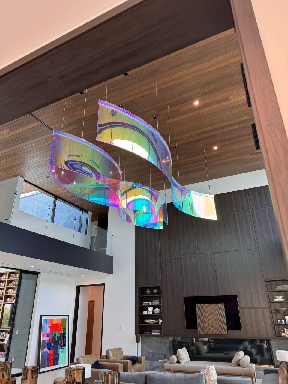 Spectral Wake dichroic light sculpture