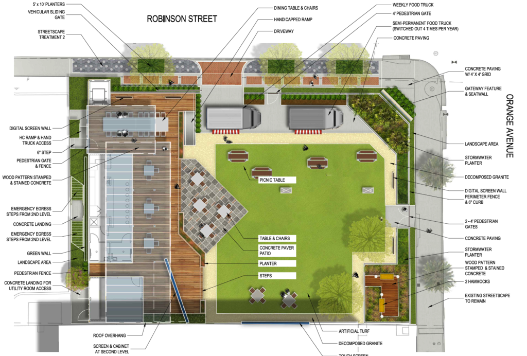 Art² Art Park site plan and concept layout