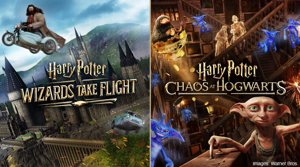 Harry Potter VR Experiences. Wizards Take Flight & Chaos at Hogwarts
